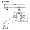 VÒI XỊT RỬA VỆ SINH THÔNG MINH NIKKO P6836