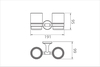 Kệ Cốc Đôi Nhà Tắm EcoBath EC288-10