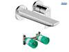 Vòi chậu âm tường Hansgrohe 72568000+13622180
