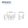 Móc áo Ecobath EC262-04 màu inox bóng