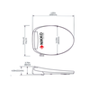 NẮP RỬA CƠ 1 ĐƯỜNG NƯỚC LẠNH NIKKO P6001
