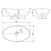 Chậu Rửa Lavabo Đặt Bàn American Ova WP-F608 Oval