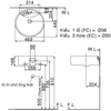 Chậu Rửa Lavabo Đặt bàn Inax L-292V Tròn