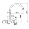 Vòi Rửa Chén Lạnh American Standard ARR A-7115J