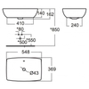 Chậu rửa dương bàn American Standard WP-F650