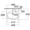 Chậu lavabo treo tường American Standard WP-0947