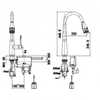 Vòi Rửa Chén Cảm Ứng American Standard WF-5644 Rút Dây