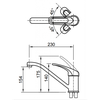 Vòi Nước Rửa Chén Nóng Lạnh Inax SFV-112S