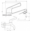 Vòi Lạnh Gắn Tường American Standard WF-T602 Winston