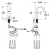 Vòi Lavabo American Standard WF-8101 Cảm Ứng Kết Hợp Vòi Xà Phòng