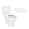 Bồn cầu 1 khối Hansgrohe 22466007 ( nắp đóng êm 22468007 )
