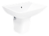 Chậu Lavabo Treo Tường JOMOO 12809-1/11P-I011