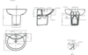 Chậu Lavabo Treo Tường JOMOO P12748-1/11P-1
