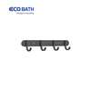 Móc áo EcoBath EC2026-4MB màu đen mờ