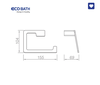 Lô giấy EcoBath EC211-03 màu inox bóng