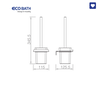 Chổi cọ toilet EcoBath EC211 -15 màu inox bóng