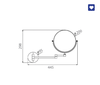 Gương phóng đại EcoBath EC6080 mầu đen