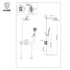 Sen tắm nhiệt độ âm tường HUGE H-ST038M
