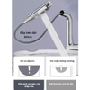 Vòi rửa nóng lạnh lavabo JOMOO 32394-649/1B-Z có dây rút đầu vòi