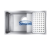 Chậu rửa bát 1 hố nhập khẩu Nhật Bản Shigeru LE JSN-K 3F FS hạt sần, chống xước