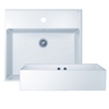 Chậu Rửa Lavabo CAESAR LF5263 Đặt Bàn Chữ Nhật