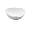Chậu đặt bàn vành mỏng Linear Ceram LT4704G17 ( men trắng bóng ).