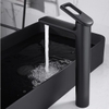 Vòi lavabo nóng lạnh màu đen DL-8031B