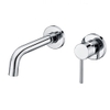 Vòi chậu lavabo âm tường màu chrome DL-600003
