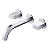 Vòi chậu lavabo âm tường màu chrome DL-600006