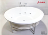 Bồn tắm massage  ARES - AR0171M( xục thuỷ lực  ), bò xây hình tròn .