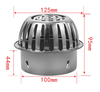 Ga thoát sàn chặn rác sân thượng (quả cầu) D110