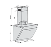 Máy Hút Mùi gắn tường Lorca TA 6008C – 70/90cm