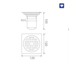 Ga thoát sàn EcoBath EC1061PB màu đen