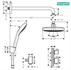 Bộ sen âm tường hansgrohe Croma Select S 27295000 - Nhập khẩu Đức