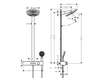 Sen cây Pulsify S Hansgrohe 24221670 mầu đen