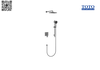 Sen tắm âm tường tự động tẩy cặn 37311-636/HBS-1 mầu xám