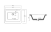 Chậu rửa mặt lavabo âm bàn MOEN SW52710