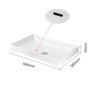 Chậu đặt bàn cao cấp TOTO LT4716G19 ( men trắng bóng ).