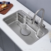 Chậu rửa chén bát 1 hố lớn Kluger KF7848FS – S78, bề mặt Linen chống xước