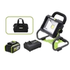 Đèn led công trình dùng pin 20V Worx WU026.15.6B (1 pin 5Ah, 1 sạc 6Ah)