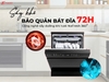 (màu trắng) Máy rửa bát Fulco FC2005TL16B (16 bộ) - Sấy khí nóng PTC, Diệt khuẩn UV, Sấy bảo quản 72h khô cong, BH 3 năm