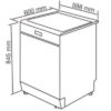 Máy rửa bát độc lập hoặc âm tủ FEUER GF1568 (Hàng chính hãng)