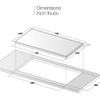 Bếp từ đôi Dusler DLE 888S - TẶNG KÈM BỘ NỒI 5 MÓN DUSLER