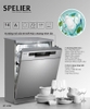 MÁY RỬA BÁT SPELIER SP-14DW (14 BỘ) - GIẢM THÊM 500K TIỀN MẶT