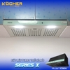 Máy hút mùi Kocher Turbo X-350N - Màu xanh, BH 3 năm, Cảm ứng vẫy tay, Hàng chính hãng
