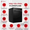 (màu trắng) Máy rửa bát Fulco FC2005TL16B (16 bộ) - Sấy khí nóng PTC, Diệt khuẩn UV, Sấy bảo quản 72h khô cong, BH 3 năm
