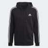 Áo Hoodie Adidas ESSENTIALS FRENCH TERRY 3-STRIPES khóa kéo GK9032