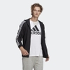 Áo Hoodie Adidas ESSENTIALS FRENCH TERRY 3-STRIPES khóa kéo GK9032