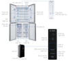 Tủ lạnh Sharp 362 Lít Inverter SJ-FX420VG-BK