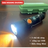 den-pin-led-sieu-sang-mini-3-che-do-co-cong-sac-usb-than-vo-hop-kim-nhom